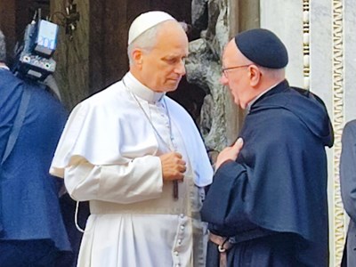 Visita di Papa Leone XIV nel pomeriggio del 10 Maggio